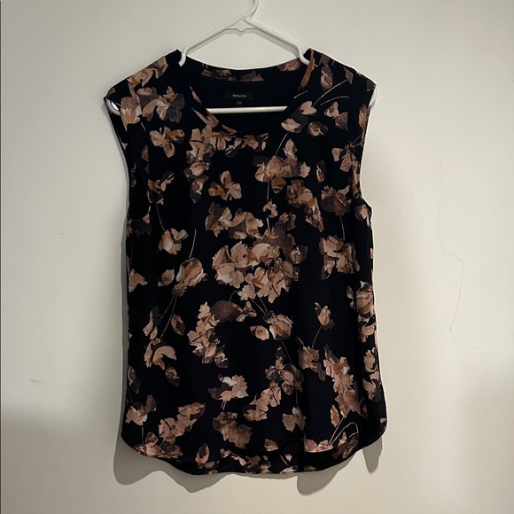 RW&CO. Tops - RW&CO. Black and Brown Floral Blouse